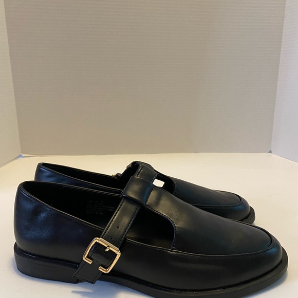 Fever Sole Black Mary Jane’s with silver Buckle Comfy Flats Size 9.5 NIB - Picture 5 of 10